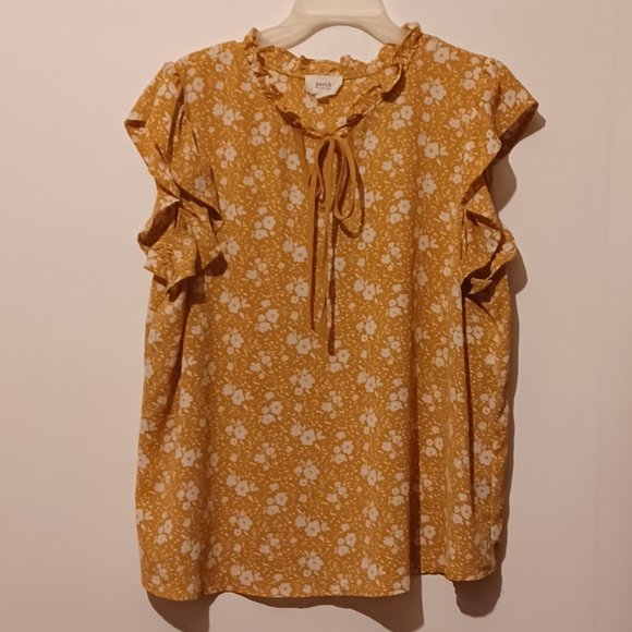 MUSTARD FLORAL - Picture 2 of 3